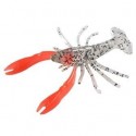 Силиконовая приманка BALZER Shirasu Crab 6см Red/Claw (5шт)
