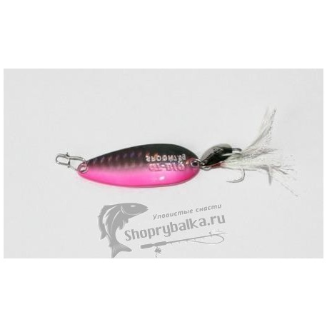 GT-Bio, Блесна колеблющаяся Single Curve II, 48 мм, 7.5 гр, Bronzing Pink
