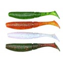 Набор силиконовых съедобных приманок Sakura SLIT SHAD 3" 75 мм