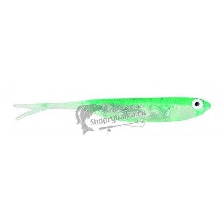 Виброхвост Balzer Zander Shad 3D Green Silver 6 см ( 5 шт )