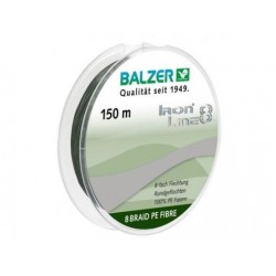 Шнур плетенный  Balzer Iron Line 8x green 0.10