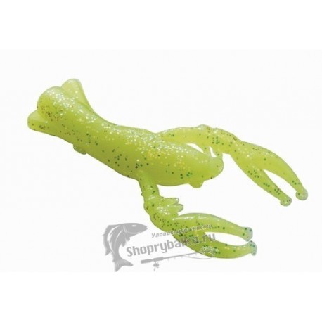 Berkley Micro Sparkle Craw  Chartreuse 25 мм., Искусственный рак (уп.12 шт)