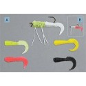 Приманки Balzer Sbiro Twister-Streamer  (уп.4+1 шт)