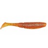Силиконовые съедобные приманки Sakura SLIT SHAD 3.3" 029  (Pumpkin w/black & green)- 85 мм